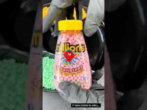 What do millions of candies consist of?
