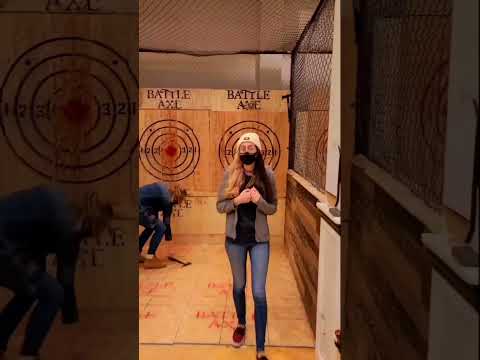 What is the appropriate attire for axe throwing?
