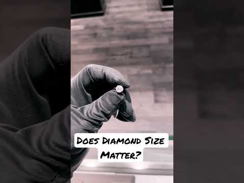 What is the maximum size for diamond studs?