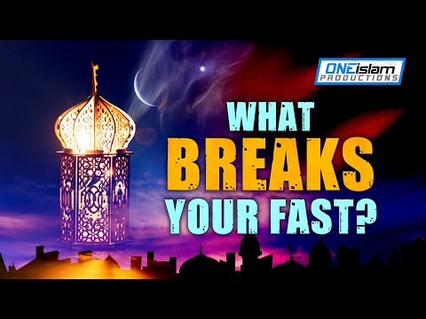 What actions negate the fast in Islam?