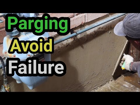 What Does Parging a Foundation Involve?