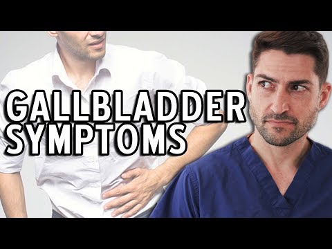 What are the signs and symptoms of gallbladder issues?
