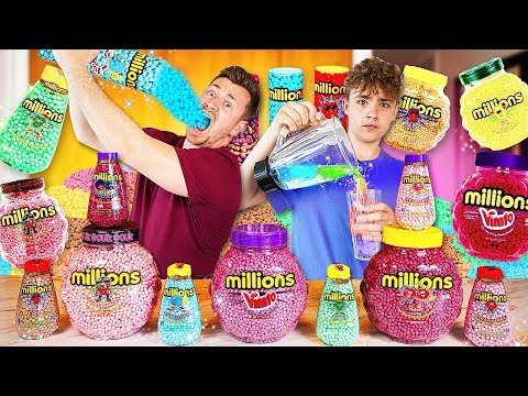 What are the millions of candies?