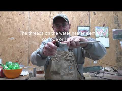 What socket size is needed for a water heater element?