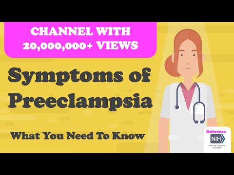 What are the symptoms of preeclampsia?