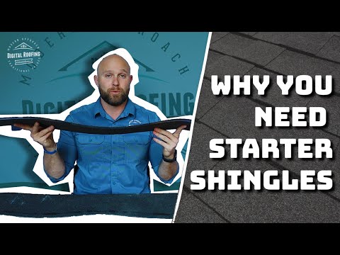 What do starter shingles refer to?