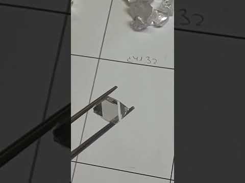 What is the appearance of uncut diamonds?
