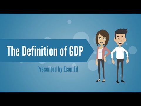 What is the meaning of GDP?